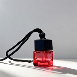 Venta <span class=keywords><strong>de</strong></span> Fábrica, <span class=keywords><strong>Botella</strong></span> <span class=keywords><strong>de</strong></span> Vidrio Cuadrada <span class=keywords><strong>de</strong></span> 8 ml para Perfume <span class=keywords><strong>de</strong></span> Coche, con Degradado Azul Marrón Esmerilado, <span class=keywords><strong>de</strong></span> Alta Calidad, con Tapa <span class=keywords><strong>de</strong></span> Rosca - Product Image 5