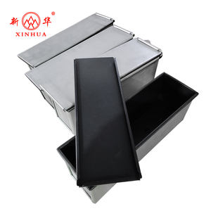 حجم مخصص غير لاصق مقلاة رغيف خبز مضلع مقلاة كعكة مخدد نخب مع غطاء - Product Image 2