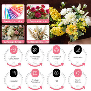 Ramo de Rosas Biónicas de Alta Gama, Inspirado <span class=keywords><strong>en</strong></span> la Dopamina, con Bolas Cepilladas, Arreglos Florales Artificiales para Decoración del Hogar y Bodas - Product Image 6