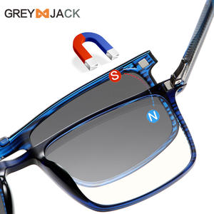 Nuevas gafas magnéticas para mujer, montura TR90, lentes TAC, antiluz azul, gafas de sol polarizadas con clips, juego de espejos 6226 - Product Image 4