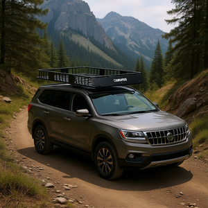 ตะแกรงบรรทุกสัมภาระบนหลังคาเหล็ก Osakapro ขนาด 64 นิ้ว พร้อมขายึดสำหรับจัดเก็บสิ่งของบนยานพาหนะ - Product Image 2