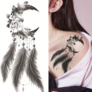 Tatuaggio impermeabile adesivi produttori all'ingrosso lupo Totem tatuaggio arabico adesivi tatuaggio personalizzato - Product Image 2