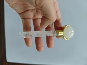 High Quality Custom Logo White Crystal Jade Roller <b>for</b> Facial Massage Wholesale <b>Face</b> <b>Massager</b> with Box - Product Image 3