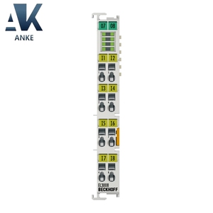 เทอร์มินัล Beckhoff EL3008 EtherCAT ช่องสัญญาณอะนาล็อก 8 ช่อง แรงดันไฟฟ้าขาเข้า 10 โวลต์ โมดูลแบบ Single-Ended 12 บิต - Product Image 1
