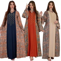 Jupe longue élégante musulmane printemps-été 2026 pour femme, robe décontractée ample de style moyen-oriental, vente en gros