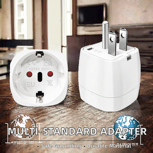 <span class=keywords><strong>Adaptateur</strong></span> de <span class=keywords><strong>prise</strong></span> de type C/E/F européen UE vers <span class=keywords><strong>USA</strong></span> <span class=keywords><strong>Adaptateur</strong></span> secteur Espagne <span class=keywords><strong>France</strong></span> vers US - Product Image 4