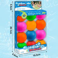 Ballons d'eau réutilisables en silicone de 6,5 cm, remplissage rapide, auto-scellants, bombes à eau pour piscine, plage, jeux d'eau d'été pour enfants