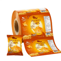 Film en rouleau laminé BOPP VMCPP imprimé sur mesure, qualité alimentaire, pour emballage automatique de snacks, bonbons et chips - Fournisseur d'usine