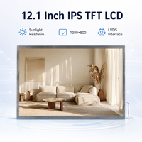 Sonnenlichtlesbares Maßgefertigtes 12,1 Zoll IPS TFT LCD Display-Modul 1280x800 550 Cd/m² LVDS-Schnittstelle für Industrielle HMI-Systeme