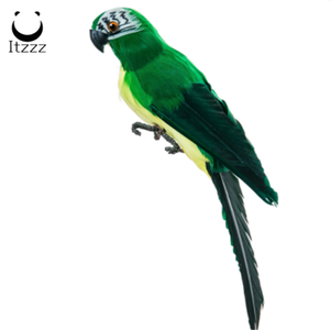 Vẹt Lông Nhân Tạo Nhiều Màu Handmade Mô Phỏng Thực Tế Bird Home Garden Đồ Chơi Trang Trí - Product Image 2