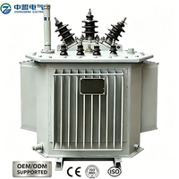 Transformateur de puissance triphasé 1000 kVA à trois enroulements immergé dans l'huile anti-cruissement pour la distribution d'énergie