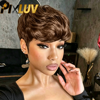 Perruque Pixie Cut en Cheveux Humains Naturels en Gros – Fournisseurs de Perruques en Cheveux Naturels Bruts Vietnamiens – Perruque Pixie Cut Courte en Cheveux Humains – Perruques Bob en Cheveux Naturels