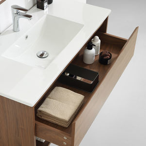 ชุดโต๊ะเครื่องแป้งในห้องน้ำพร้อมกระจกและอ่างล้างหน้าแบบแขวนติด<span class=keywords><strong>ผนัง</strong></span>ชุดโต๊ะเครื่องแป้งในห้องน้ำพร้อมลิ้นชักและกระจกอัจฉริยะ - Product Image 4