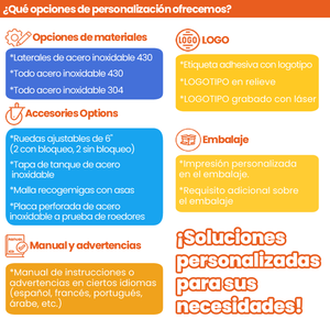 Freidora Industrial de Acero Inoxidable a Gas, Estándar Estadounidense |   Freidora Profesional con 90,000 BTU/h para Pollo <span class=keywords><strong>Frito</strong></span> - Product Image 5
