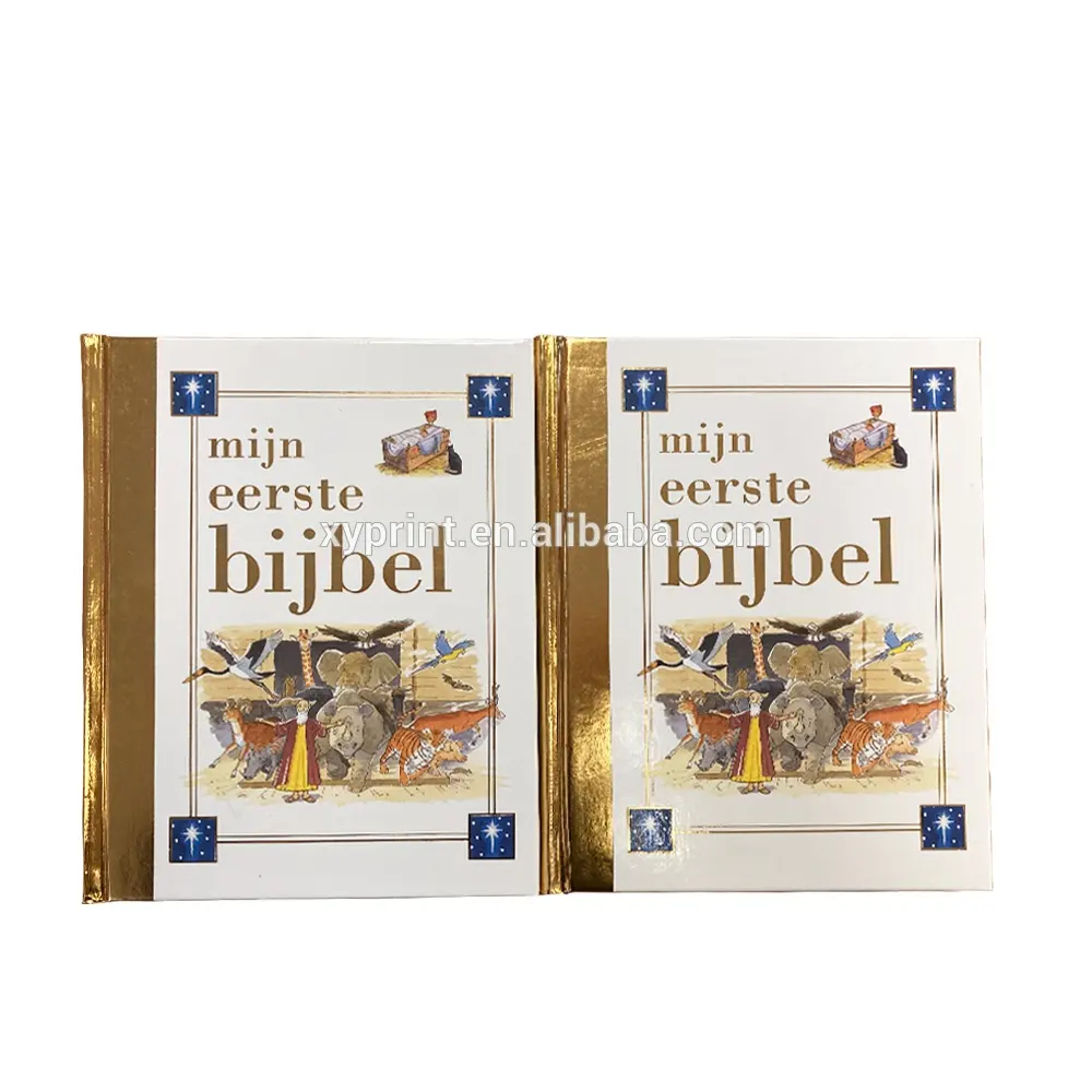Mijn Eerste Bijbel聖書の本、フルカラーのハードカバーイラスト付き大人/子供聖書のカラフルな本の印刷