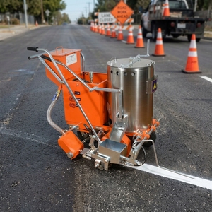 Máquina Termoplástica Usada Personalizada para Marcado de Carreteras, Máquina de Pintura Vial de Gran Demanda para Demarcación de Líneas - Product Image 1