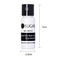 UR SUGAR 20ml Solution Acrylique Transparente Personnalisable avec Logo Gel Poly Liquide pour Extension d'Ongles