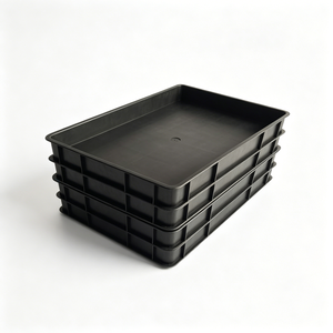 กล่องใส่เหรียญสำหรับส่งสินค้าแบบใหม่ พร้อมกุญแจแม่ 1.5 มม. สีดำ ถาดพลาสติก PP นำไฟฟ้า ผู้จัดจำหน่ายถาดป้องกันไฟฟ้าสถิตย์ Corel Draw - Product Image 1