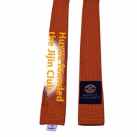 Ceinture d'arts martiaux de qualité Kyokushin Broderie Logo personnalisé Ceintures de karaté de luxe