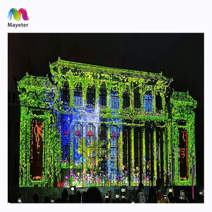 3D Video Năng Động Ngoài Trời Xây Dựng Xây Dựng Tuyết Tường Chiếu Bản Đồ Bản Đồ Chiếu Chiếu - Product Image 4