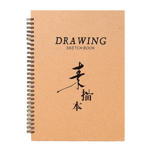 Carnet de croquis et de dessin <span class=keywords><strong>manga</strong></span> personnalisé avec couverture en papier, pour l'entraînement artistique, carnet de dessin rapide, cahier à spirale pour dessin manuel, 50 feuilles - Product Image 1