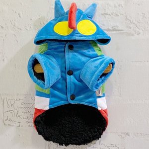 ชุดคอสตูมแปลงร่างสัตว์เลี้ยงแบบสบายๆ ลายซูเปอร์แมนไข่เค็ม สำหรับสุนัขพันธุ์เท็ดดี้ บิชอง คอร์กี้ โกลเด้น รีทรีฟเวอร์ และสุนัขพันธุ์ใหญ่ สำหรับฤดูหนาว - Product Image 5