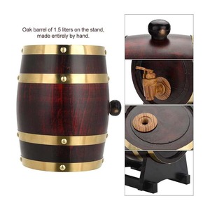 Barriles para hacer vino, barril de vino de madera de roble Vintage para cerveza, whisky, <span class=keywords><strong>ron</strong></span>, puerto para whisky, cerveza, vino, Bourbon, Tequila, <span class=keywords><strong>Ron</strong></span> - Product Image 6