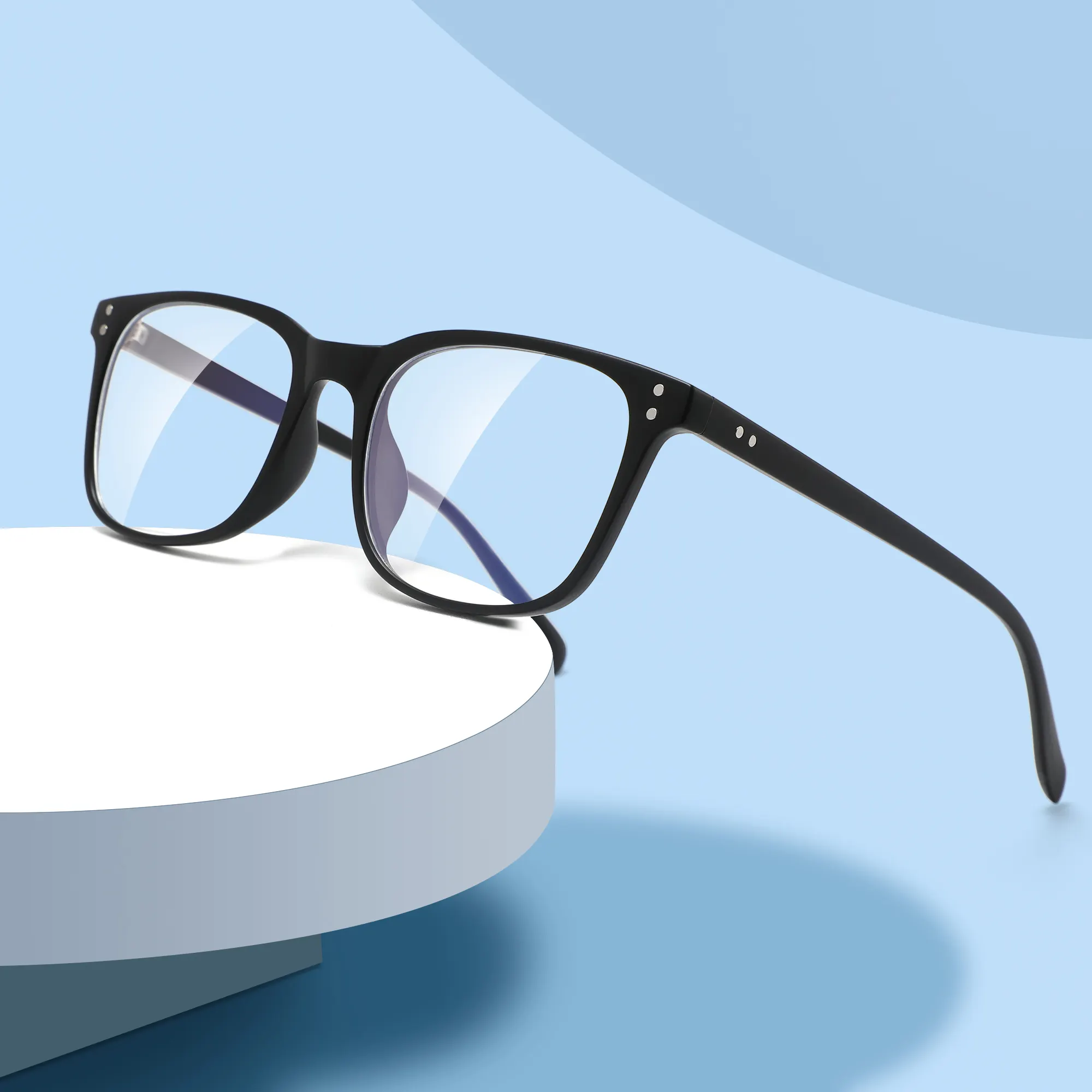 Kacamata penghalang cahaya biru TR90 kualitas tinggi Logo kustom kacamata bingkai optik Gafas