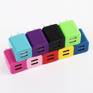 Cheapest Price <b>USB</b> Charger US Power Adapter 5W Dual Charger Mobile Phone Charger Smart Phones - Product Image 1