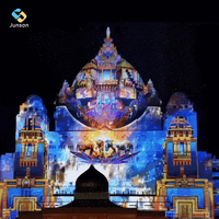 Système de projection murale holographique et de projecteur, cartographie vidéo 3D sur les bâtiments