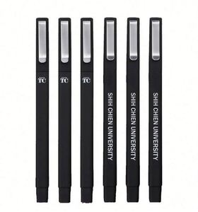 Promotional Stainless Steel High Quality Classic Luxury Black square Plastic Ballpoint <b>Pens</b> with Custom logo Wholesale - Product Image 1