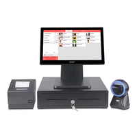 Système de point de vente tout-en-un Kinghe T3 15,6'' avec écran tactile/caisse enregistreuse/machine de caisse
