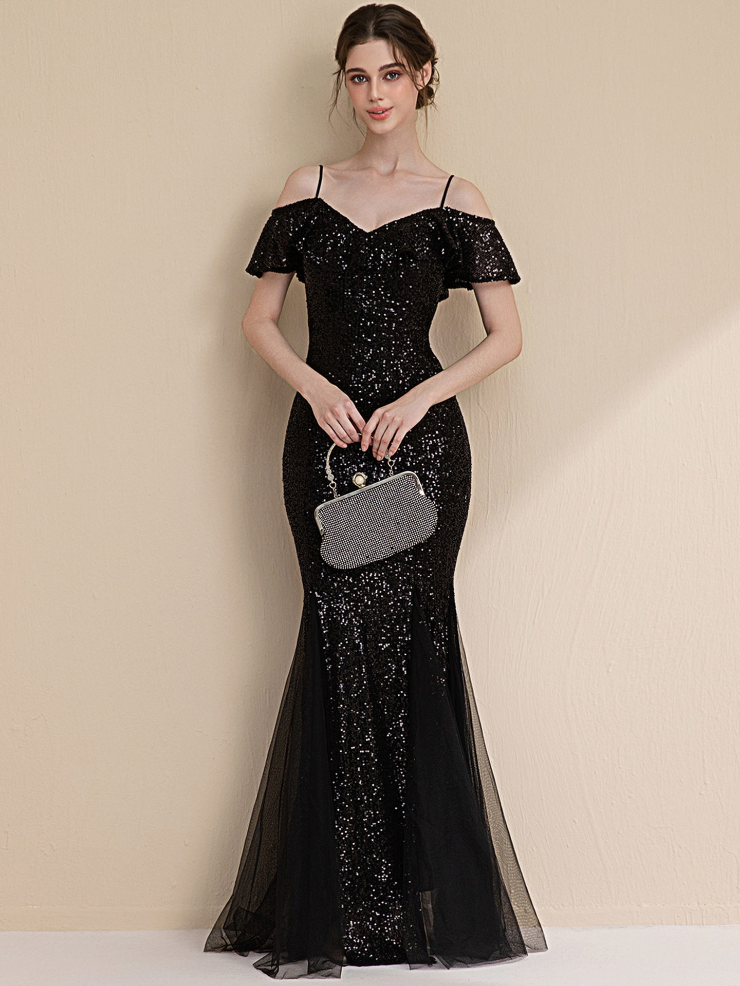 Chic Styles and Comfort in long black body hugging dress for Trendy Women Chic Styles and Comfort in long black body hugging dress for Trendy Women