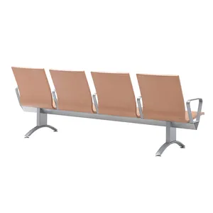 Mingle Furniture Factory Anti-rust Aluminum Alloy Casting Type Stainless Steel Airport Waiting Chair