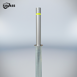 Kavass Afsluitbaar Voertuig Intrekbaar Verkeer Stijgend Telescopisch Voertuig Intrekbaar Stalen Veiligheidspaal - Product Image 3