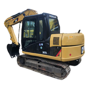 Pelleteuse sur chenilles d'occasion CATT 307D Capacité de 7000KG Basses heures Pompe à engrenages à roulement de moteur d'origine japonaise - Product Image 1