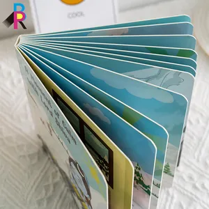 Professional Custom Hardcover Children Cardboard Books Baby Board Book Printing