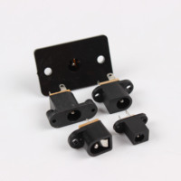 Prise DC 12V 2.1*5.5mm 2.5*5.5mm 1.35*3.5mm pour montage sur panneau PCB, connecteur d'alimentation DC femelle à souder, prise d'alimentation DC