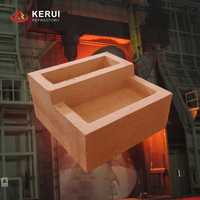 KERUI Four à faible densité de fluage Briques réfractaires pour voiture Résistance au feu SK32 SK34 Brique en argile réfractaire pour four à navette