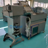 Machine automatique à peler et à retirer la peau de saucisses en boyaux de cellulose et de jambon