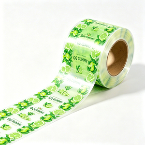 Rouleau de <span class=keywords><strong>film</strong></span> torsadé en cellophane souple irisé de 50 kg, imprimé avec logo personnalisé en usine, pour emballage de bonbons mous et suppléments de fer - Product Image 6