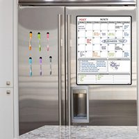 Planificateur magnétique de bureau écologique, tableau de calendrier effaçable à sec