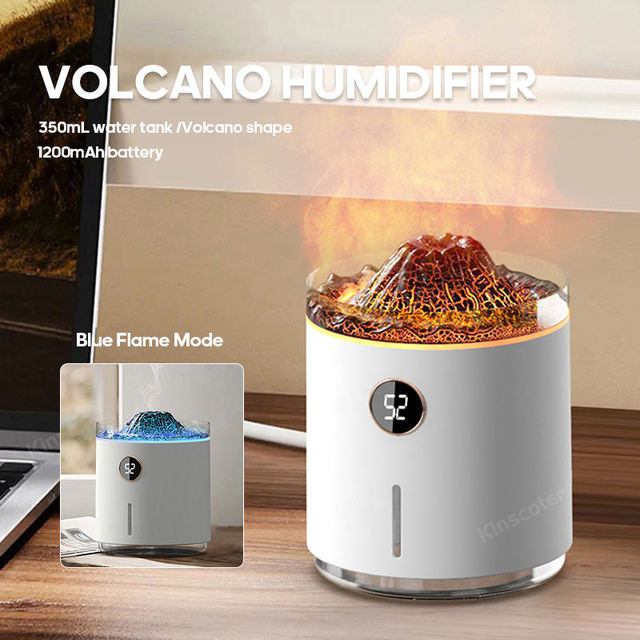 Newly Designed Multi-functional Portable Jellyfish Ultrasonic Volcanic Plastic Humidifier for Hotel and Office Use