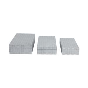 Scatole Decorative con Coperchio e Motivi, Arredamento Moderno per la Casa, Portagioie per Accessori e Oggetti Preziosi - Product Image 5