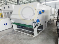 Machines non tissées de mélange de fibres avec trois rouleaux dans la ligne de production de ouate douce pour la fabrication de matelas et de couettes