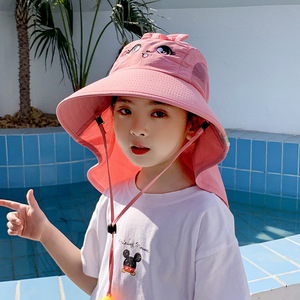 หมวกพัดลมชาร์จ USB สำหรับเด็ก หมวกตาข่ายกว้างพร้อมลูกไม้สำหรับการเดินทางกลางแจ้งและ - Product Image 3
