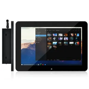 Tablette PC 10 pouces écran tactile ordinateur avec Wifi industriel tout Usingwin IP65 avant étanche en un Win 7 8 9 10 LCD noir