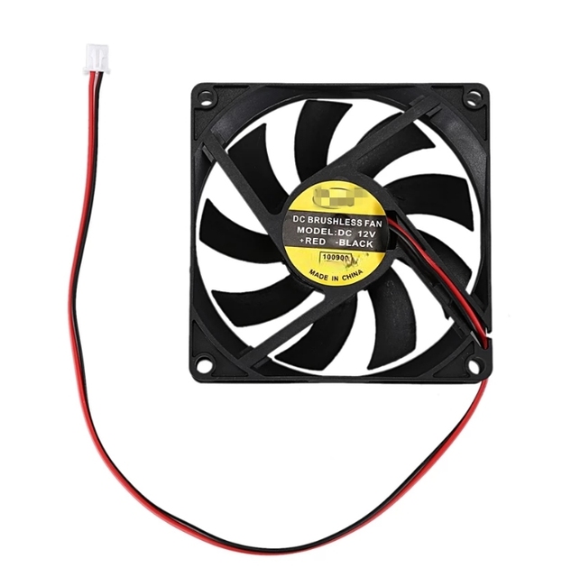 DC 12V 0.18A 2 Pin Connector PC Computer Case Cooling Fan 80x80mm....