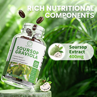 Groothandel Zuurzak Graviola Softgels 400mg Annona Muricata Antioxidant Immuunversterker Levergezondheid Corossol Guanabana Sirsak 120 stuks