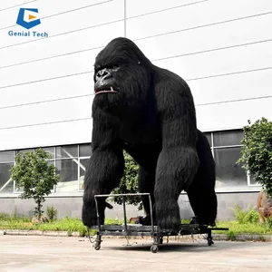 CCAA59 Amusement park customized life size animatronic animal gorilla model for zoo